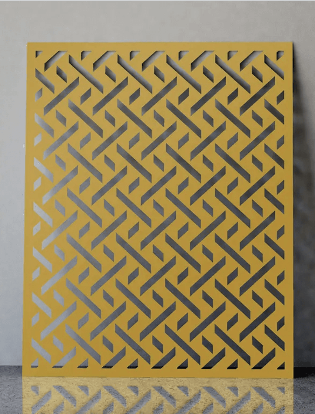 Geometric Delight Interior Metal Wall Panel