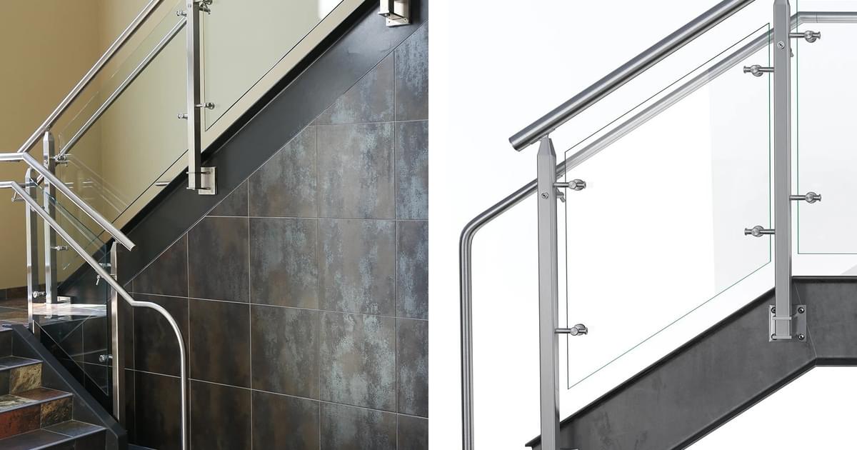 Side Mount Stair Railing for Interior & Exterior… | VIVA Railings