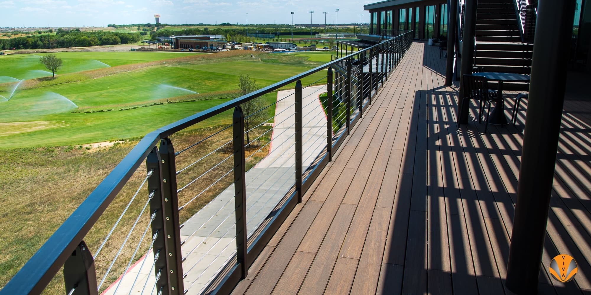 Stainless Steel CUBE Cable Railing System at PGA Headquarters in Frisco, TX