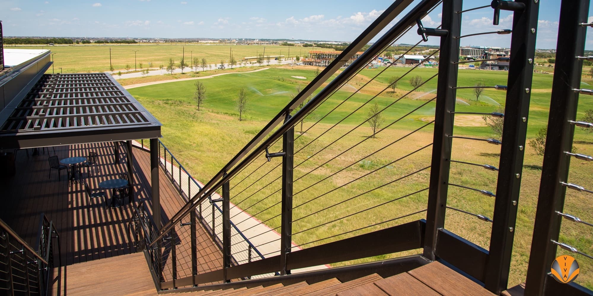 Stainless Steel CUBE Cable Railing System at PGA Headquarters in Frisco, TX