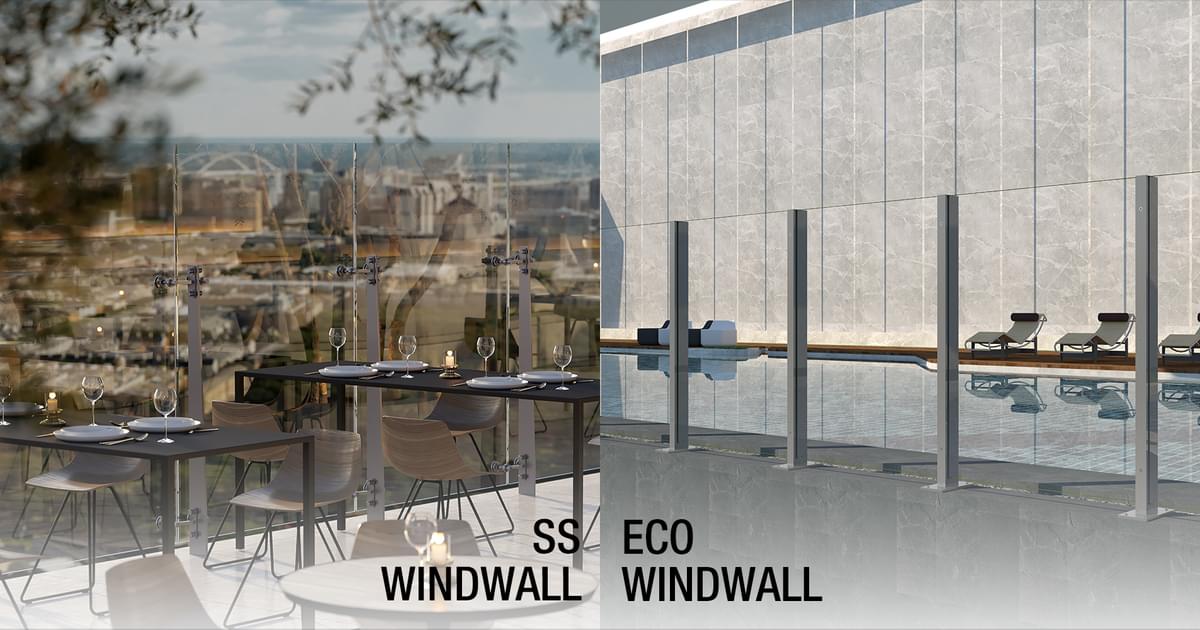 Windwall Glass Screen System | VIVA Railings