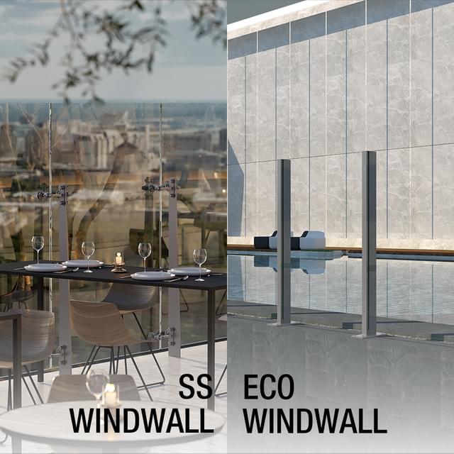Windwall Glass Screen System | VIVA Railings