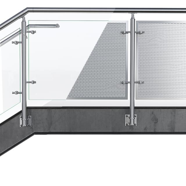 Versatile CIRCA® Glass Metal Railing System | VIVA Railings