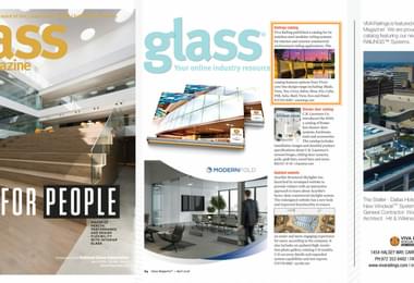 Glass magazine