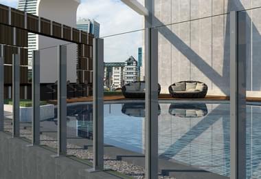 High building Pool Eco Windwall Scenes 91 featured