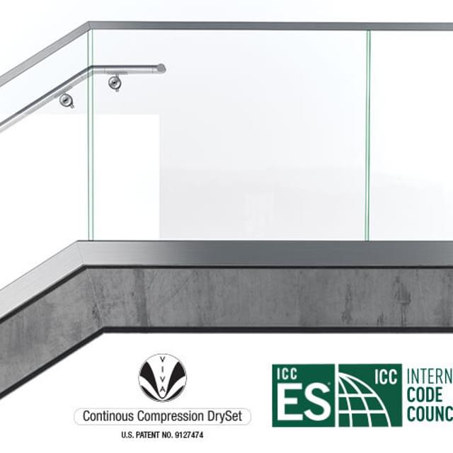 Patented and ICC-ES Certified SHOE Structural Glass… | VIVA Railings