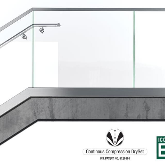 Wet Railing Patented SHOE™ Glass Railing System | VIVA Railings
