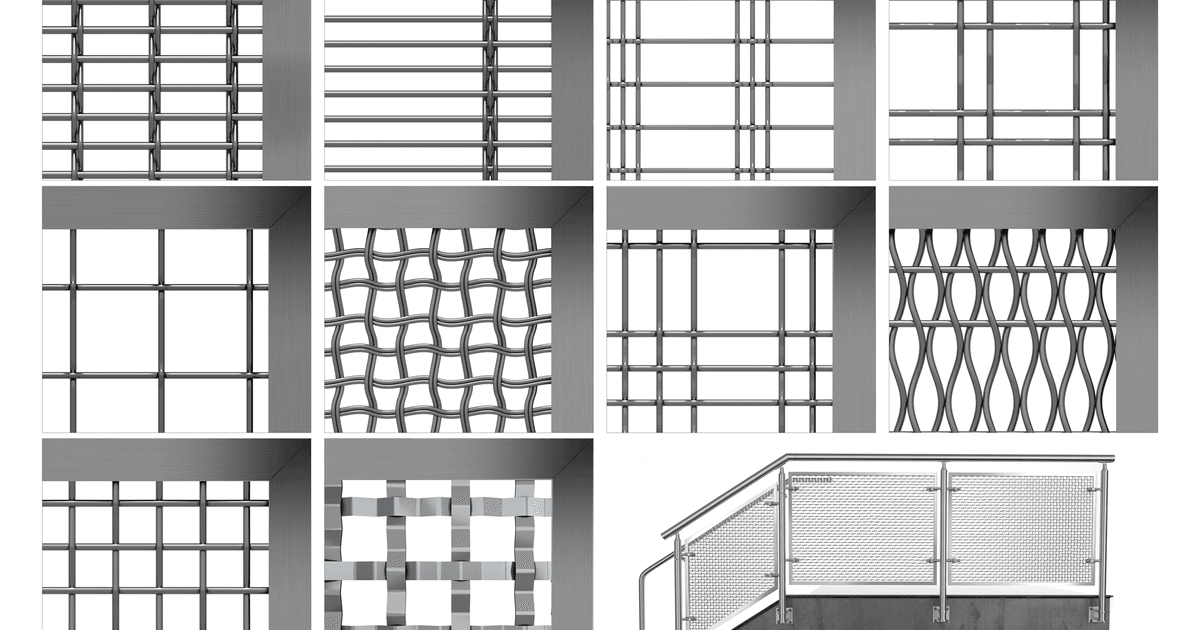 VIVA Railings | Woven Wire Mesh
