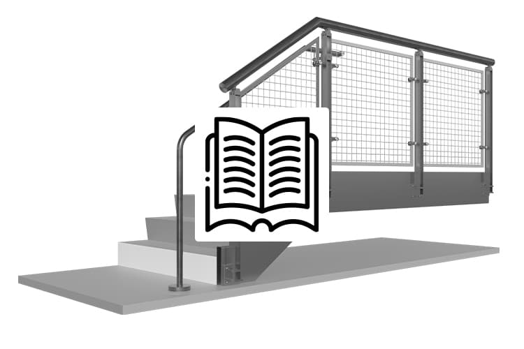 Blade air wire mesh railing system flipbook