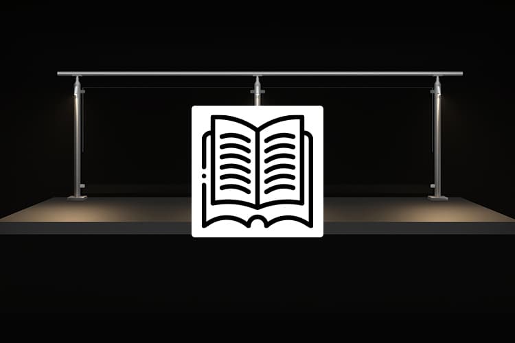 Irail led sconce illuminated railings