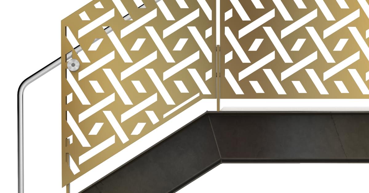 FOLD Panel Railing | VIVA Railings New Laser Cut… | VIVA Railings