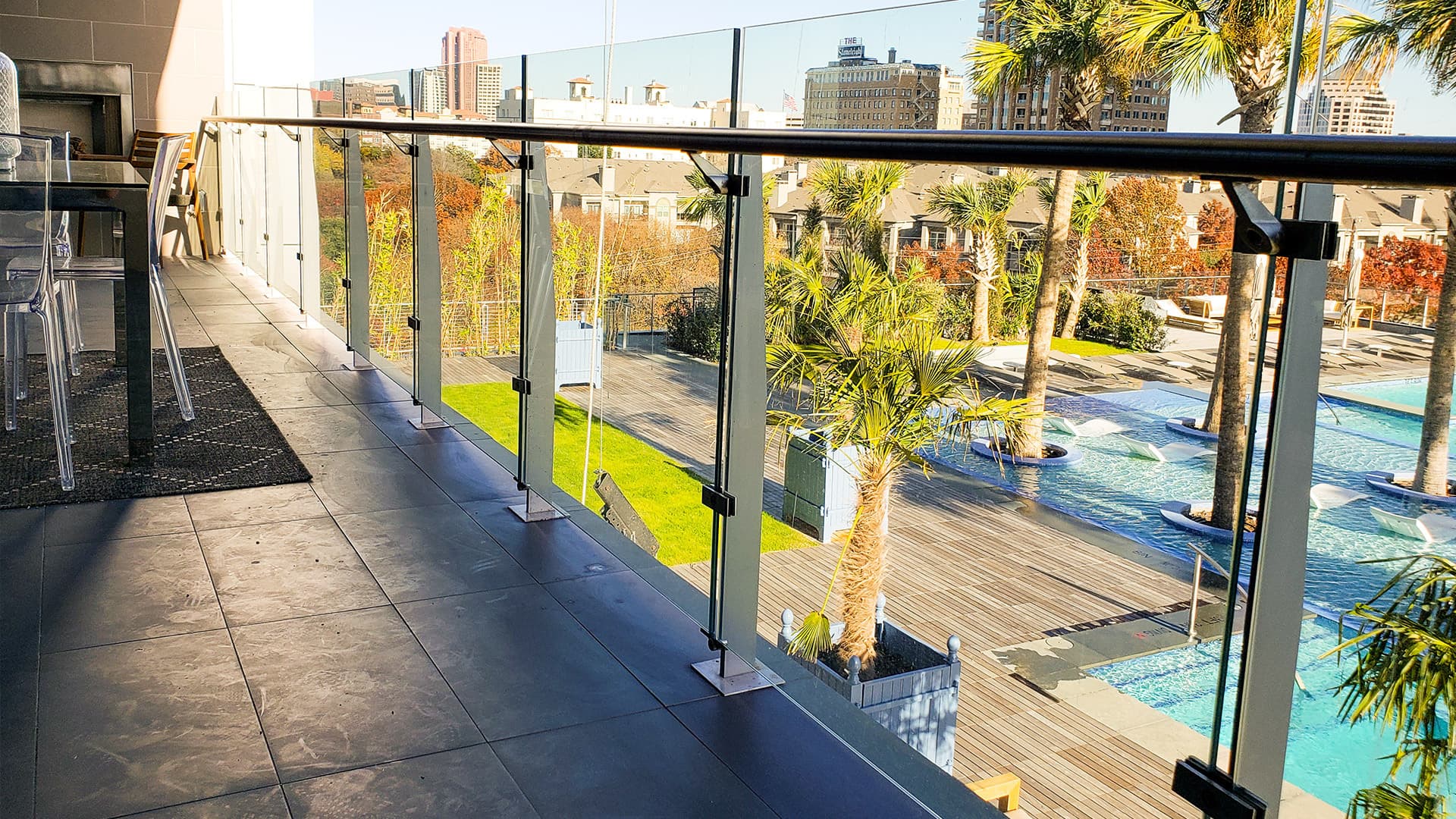 Solo Railing SOLO™ Stainless Steel Glass Railing | Viva Railings | VIVA Railings