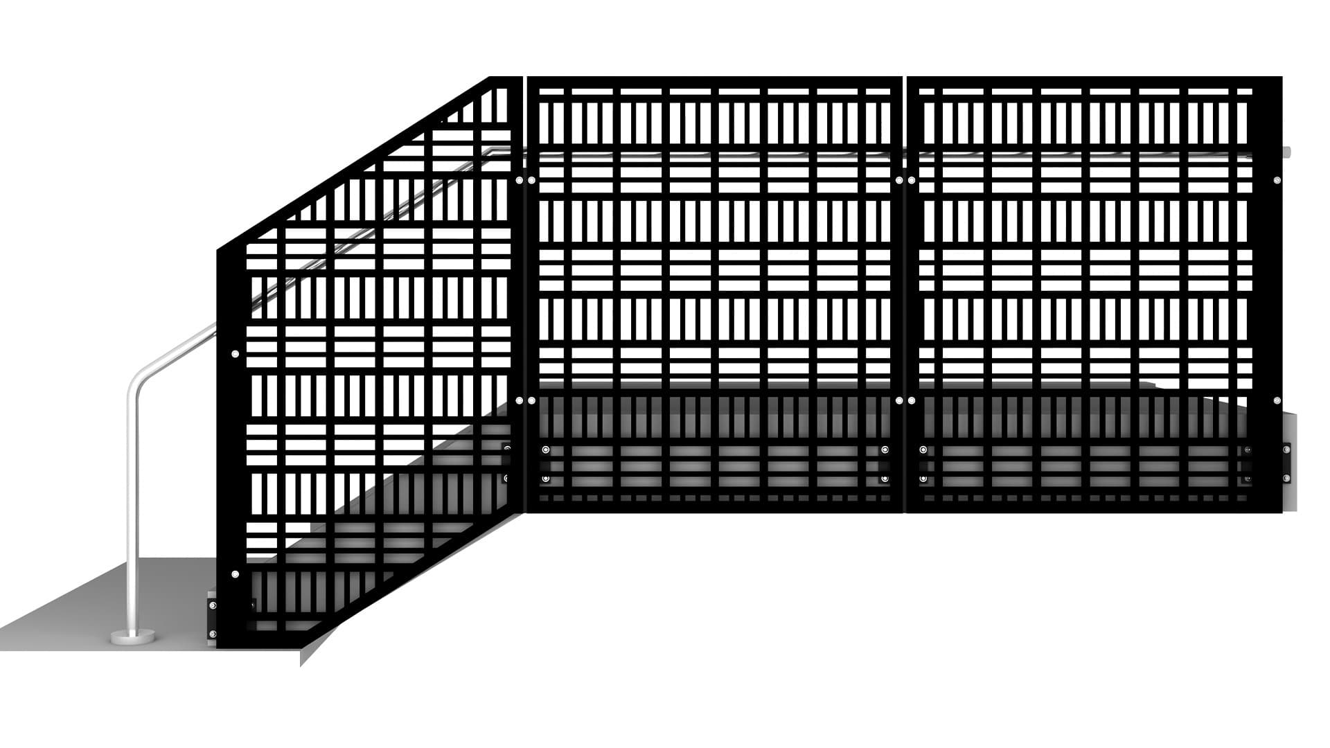 Metal Panel Railing STRUC™ Laser Cut Metal Panel Railings | Viva Railings | VIVA Railings
