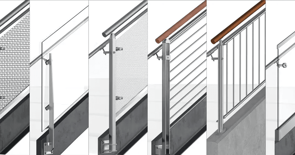 Guardrail Infill Panels The 5 Types of Guardrail… | VIVA Railings