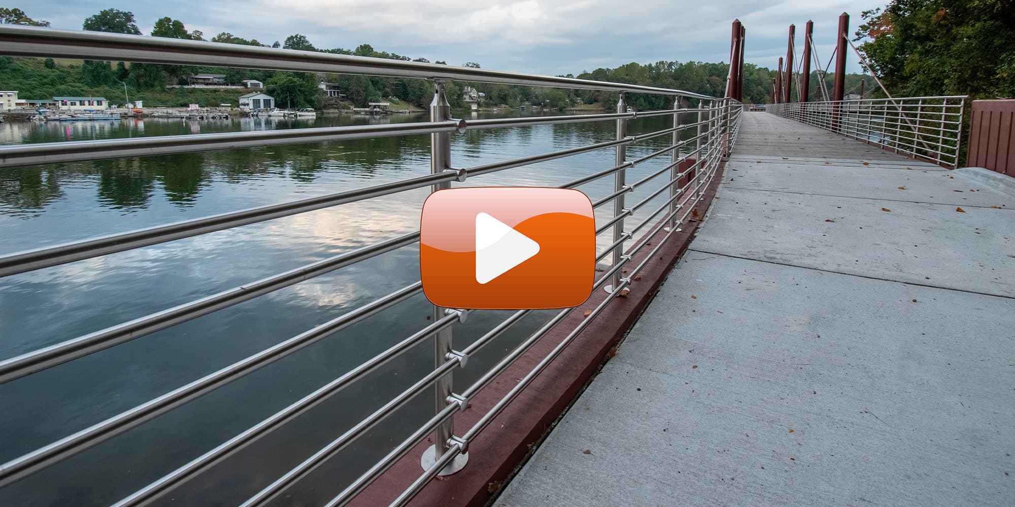 Viva railings hickory riverwalk circa multiline