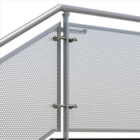 Beacon perf metal railing system