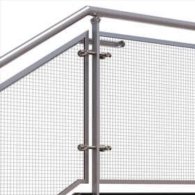 Beacon wire mesh railing