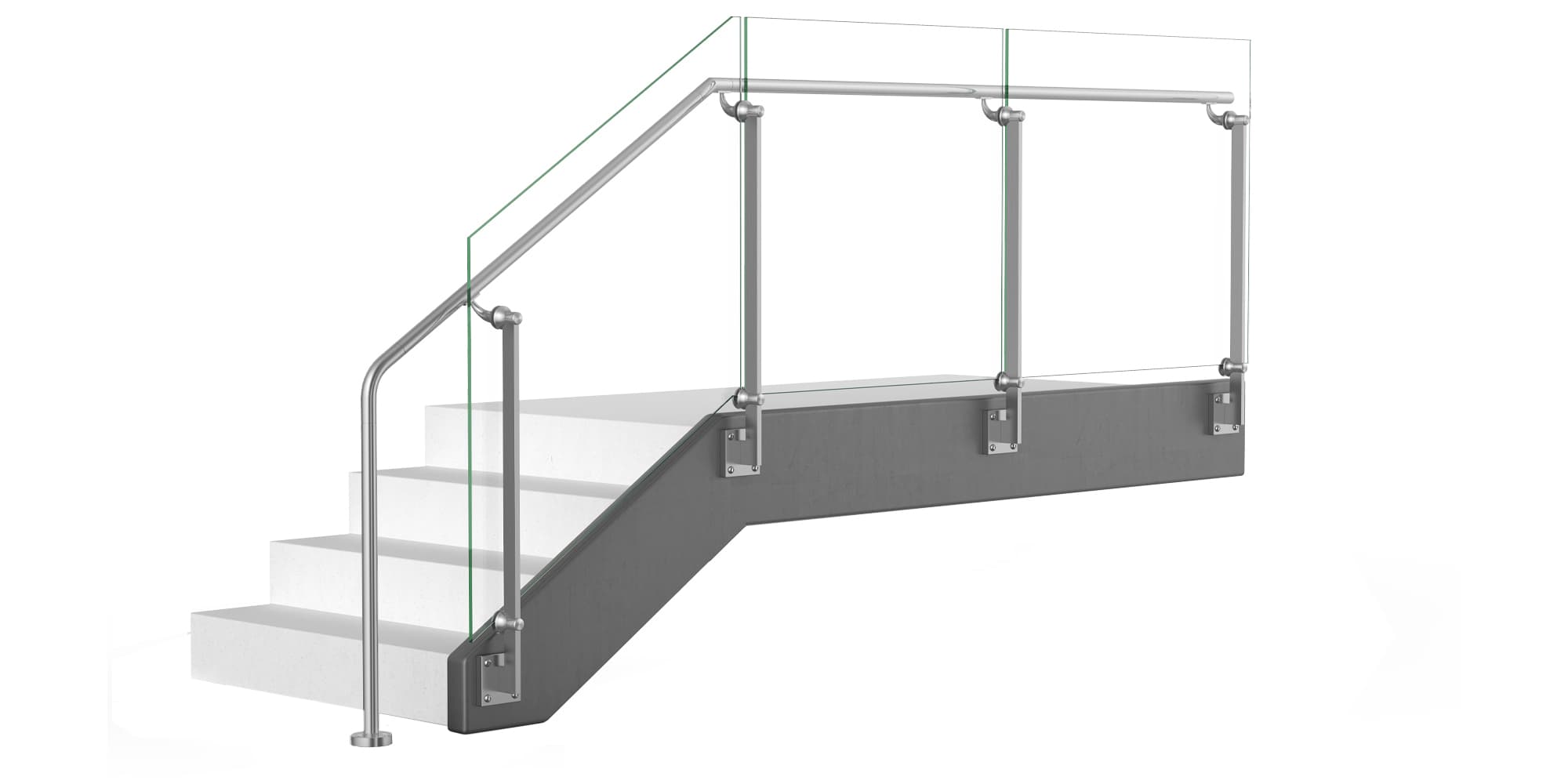 Vortex glass railing no finish 34 view