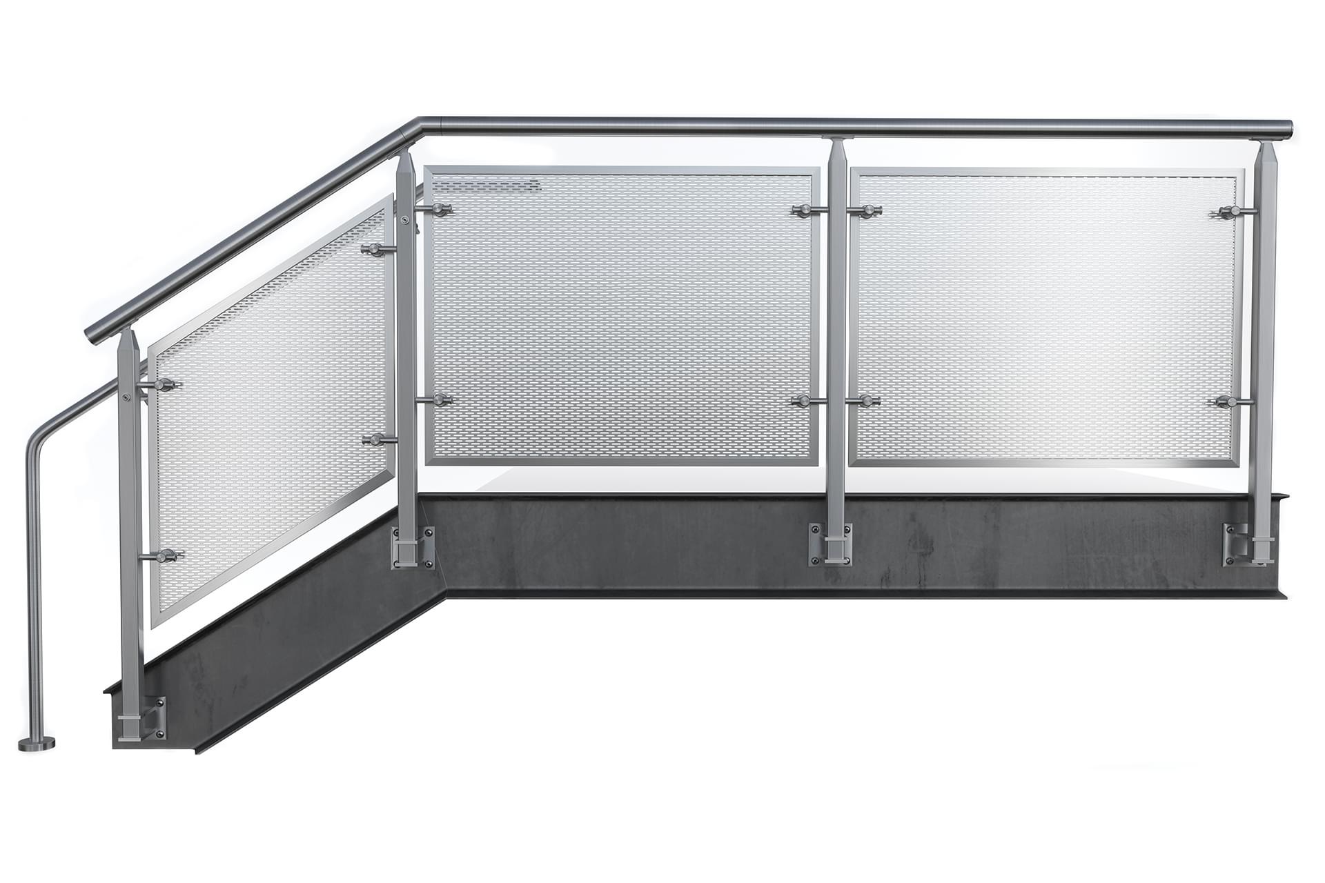 CUBE™ Perforated Metal Railing System | Viva Railings | VIVA Railings