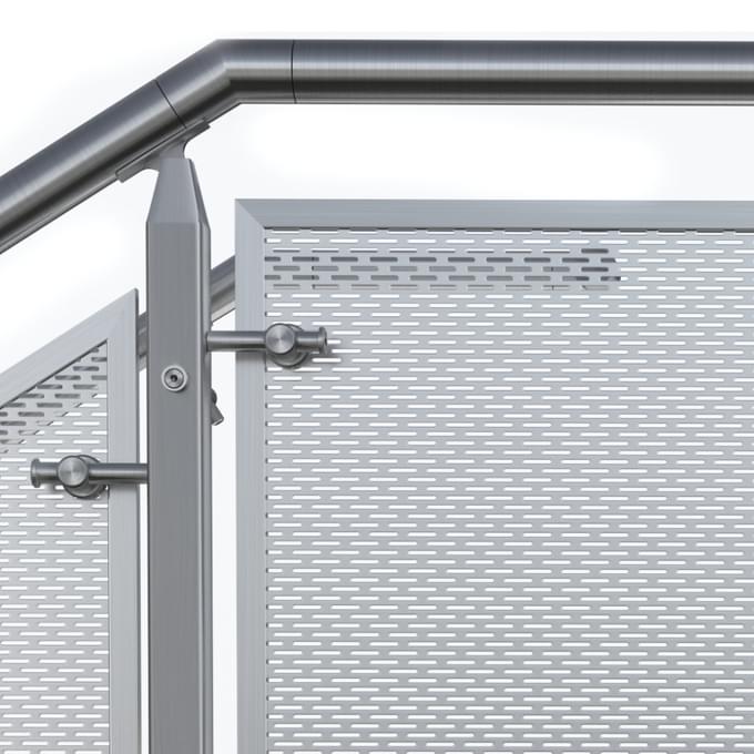 Perforated Metal Railing Systems | Viva Railings