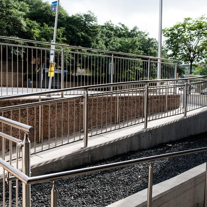Parking Railing Work Big Campus Experience | VIVA Railings