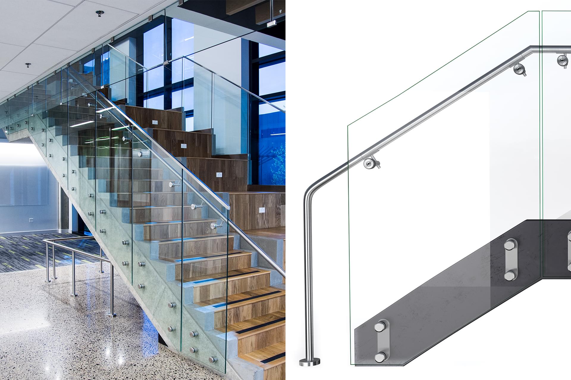 VIEW™ Structural Glass Balustrade Railing System |… | VIVA Railings