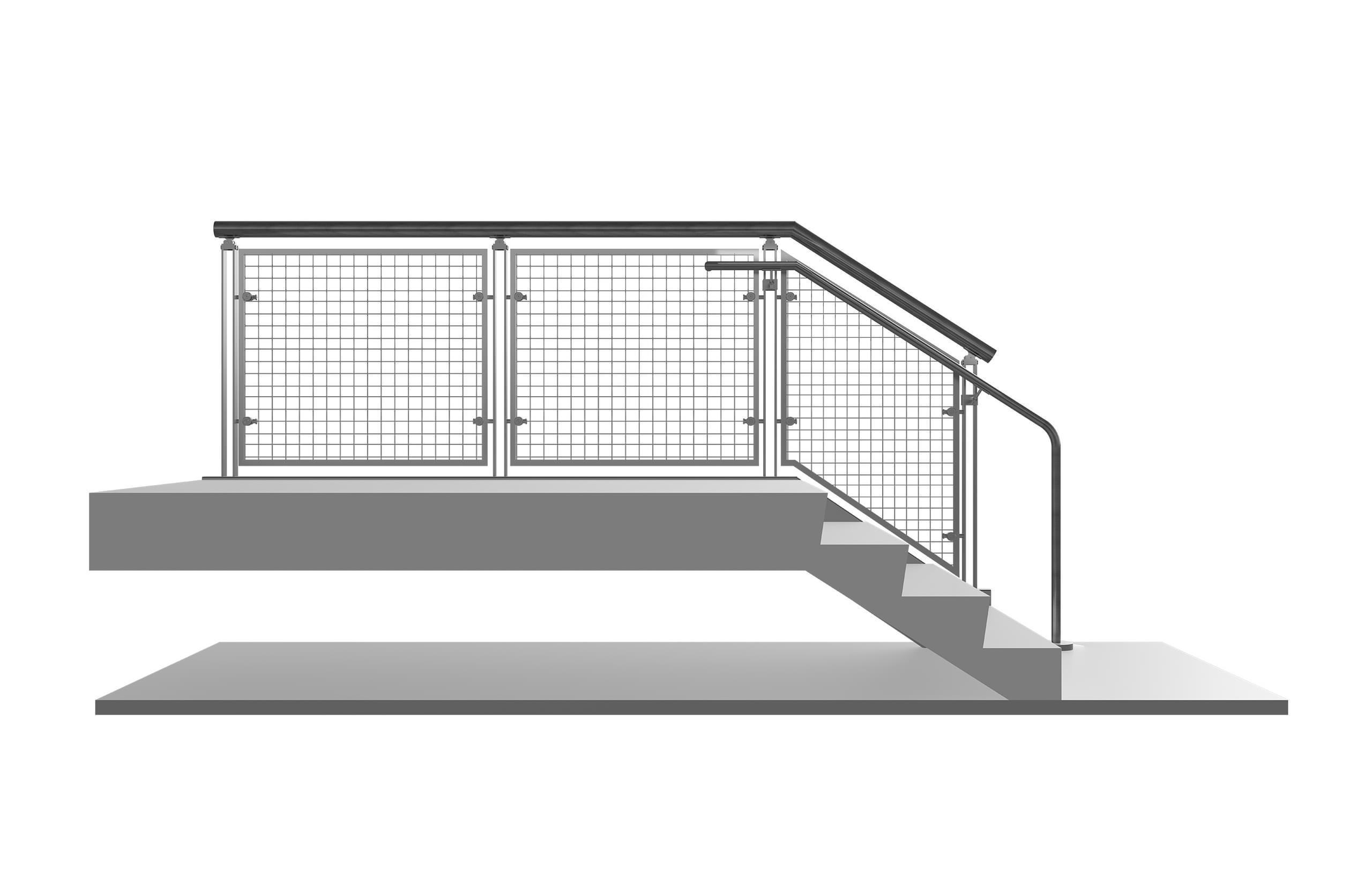 BLADE Air Wire Mesh Railing System | Viva Railings | VIVA Railings