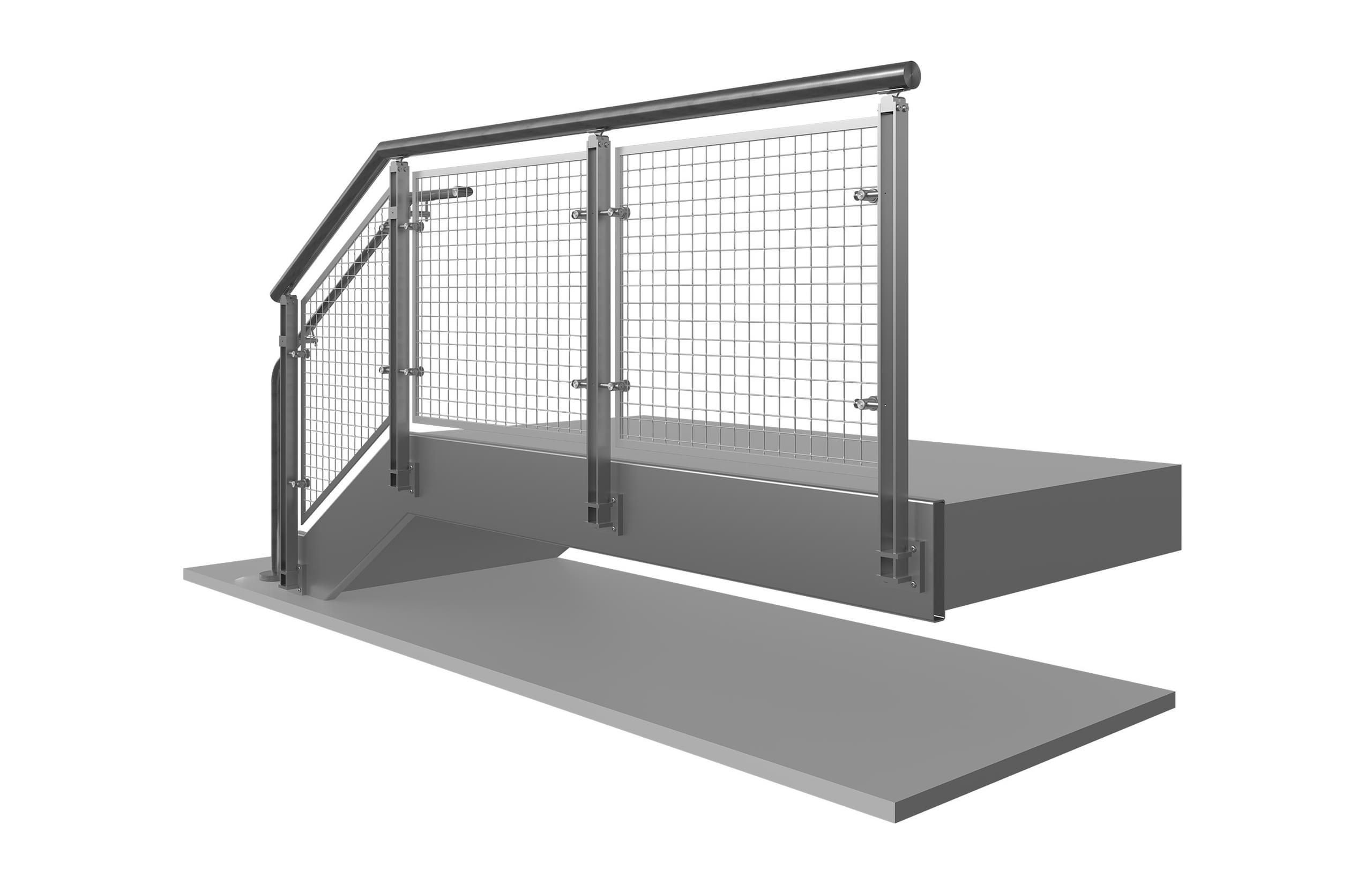 BLADE Air Wire Mesh Railing System | Viva Railings | VIVA Railings