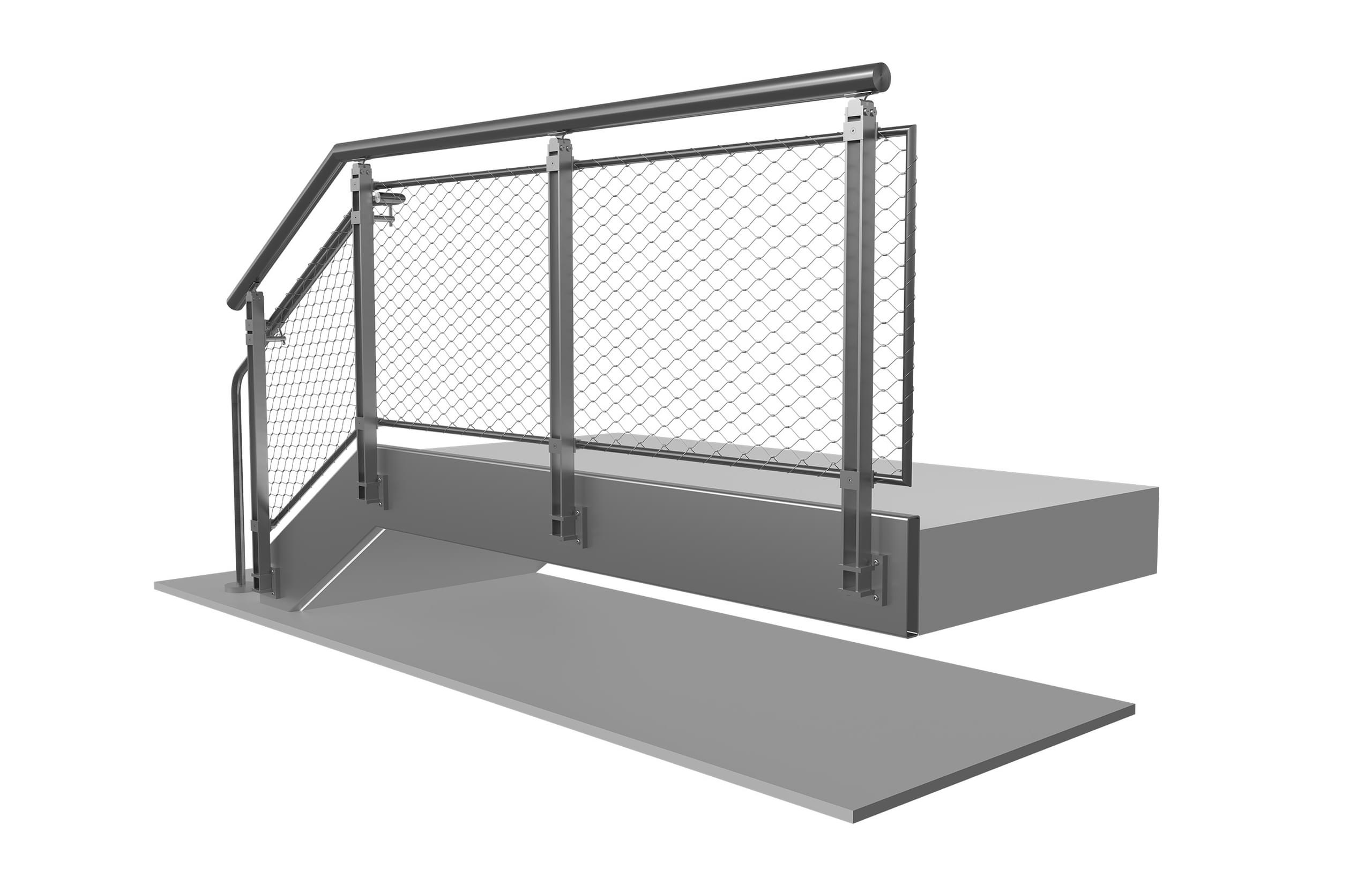 Disneynet Railing BLADE Air CableNet Railing System | VIVA Railings | VIVA Railings