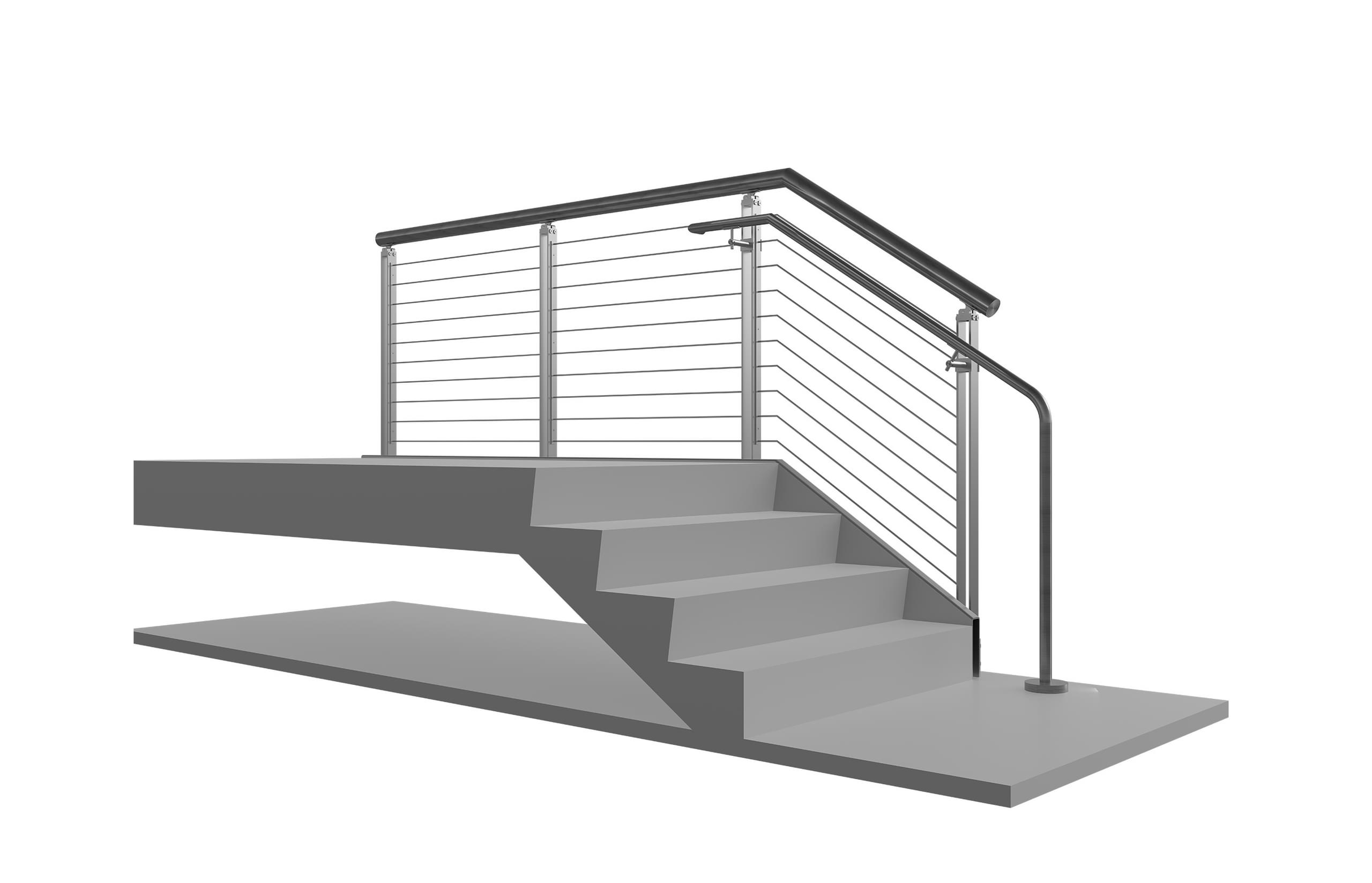 BLADE Air Stainless Steel Multiline Railing System |… | VIVA Railings