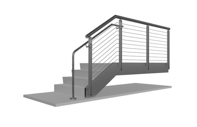 BLADE Air Stainless Steel Multiline Railing System |… | VIVA Railings