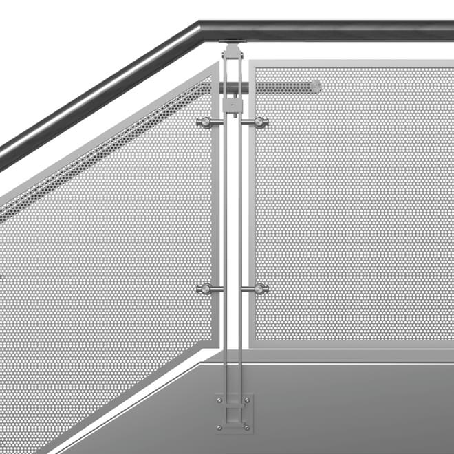 BLADE® Perforated Metal Panel Railing Systems | Viva… | VIVA Railings
