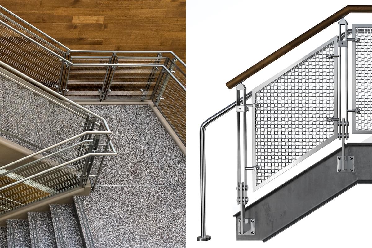 Blade Railing System BLADE® Wire Mesh Railing System | Viva Railings | VIVA Railings