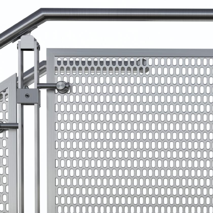 Perforated Metal Railing Systems | Viva Railings