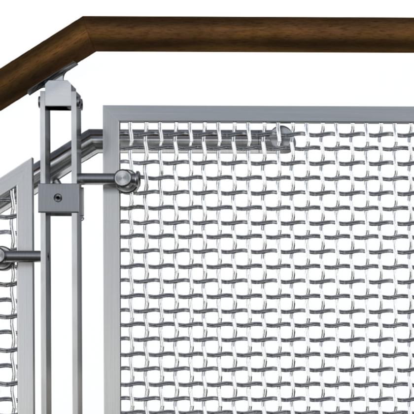 Wire Mesh Railing Systems for Commercial Projects | Viva Railings