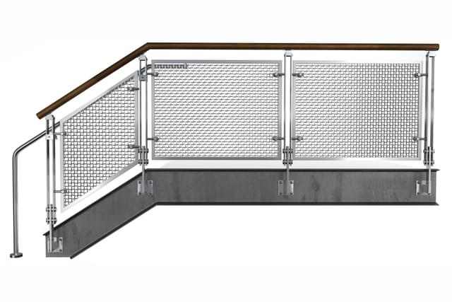 BLADE® Wire Mesh Railing System | Viva Railings | VIVA Railings