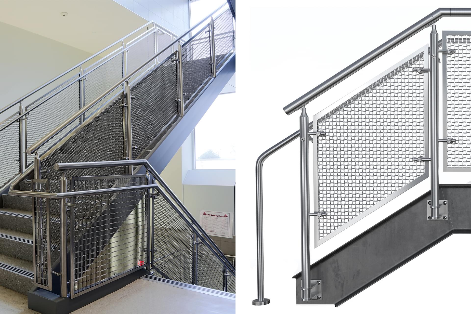 CUBE Wire Mesh Railing System | VIVA Railings