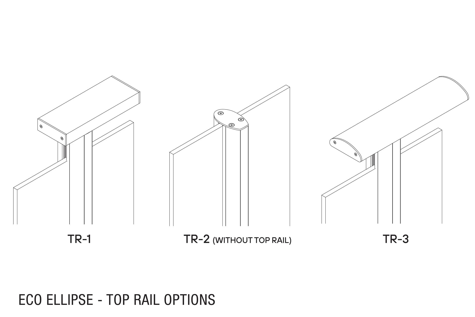Viva eco ellipse top rail options web