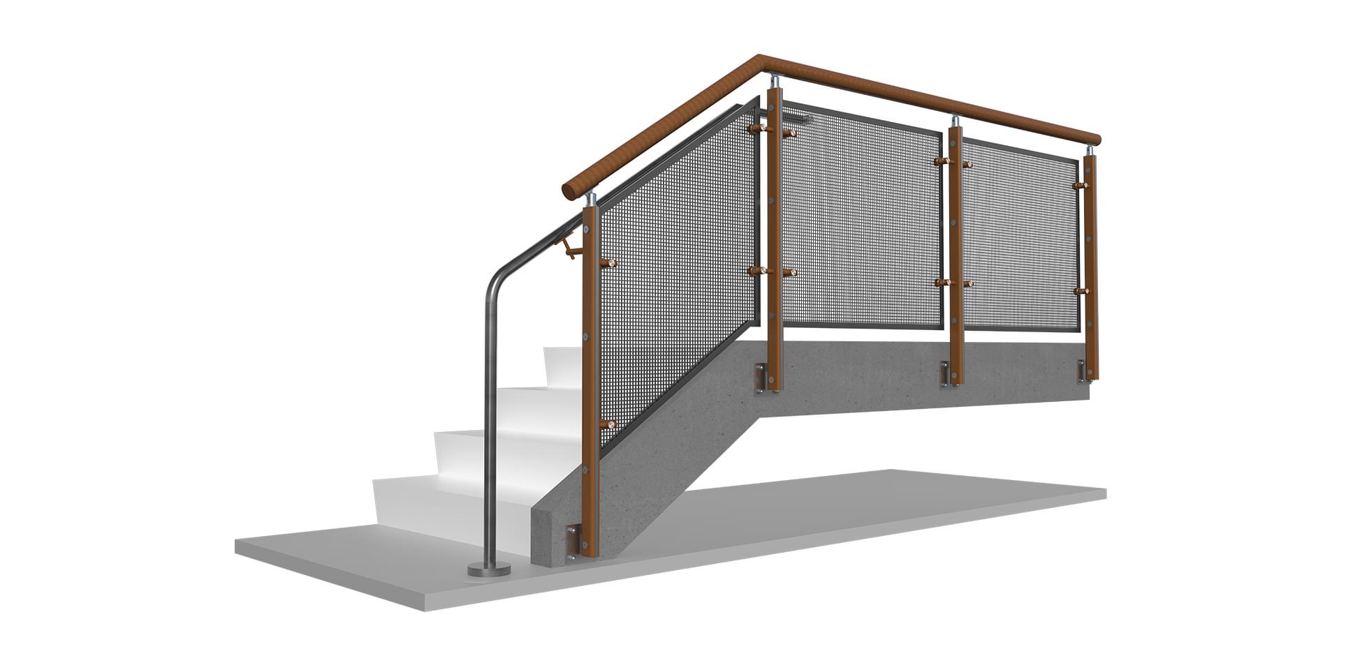 FIN Perf Metal Railing System | VIVA Railings