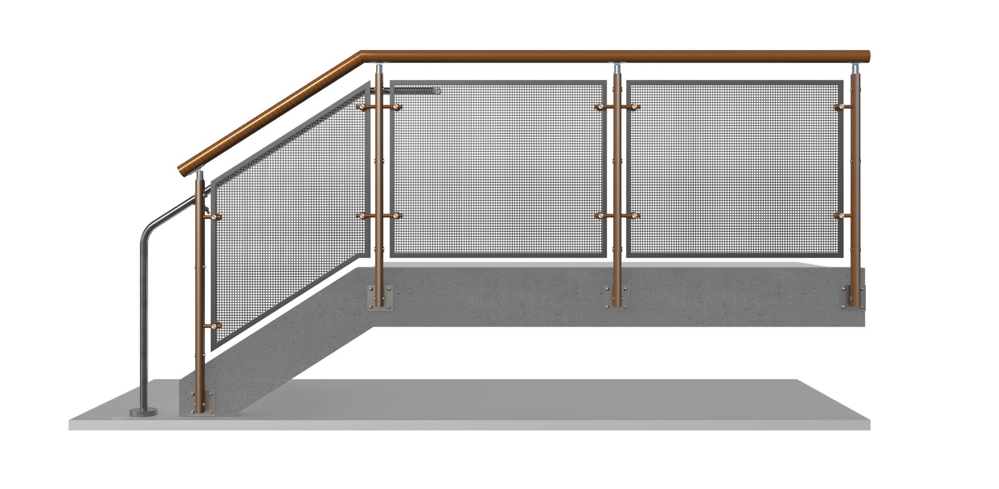 FIN Perf Metal Railing System | VIVA Railings