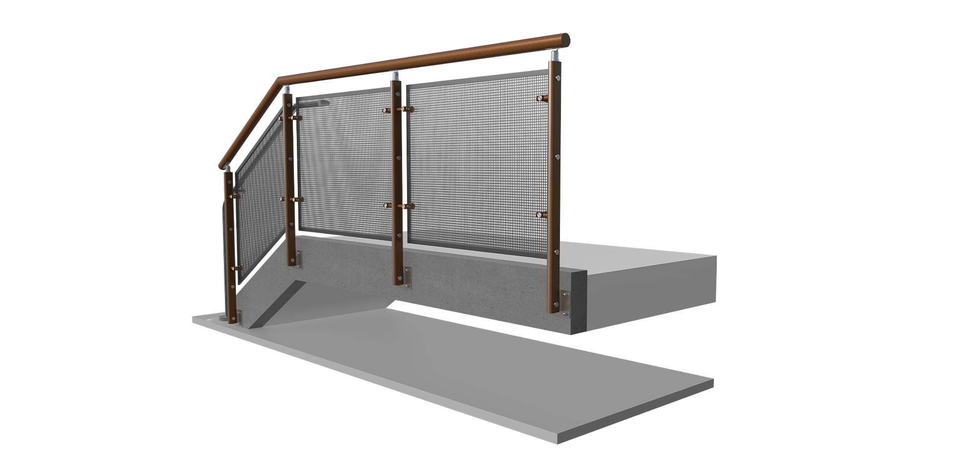 FIN Perf Metal Railing System | VIVA Railings