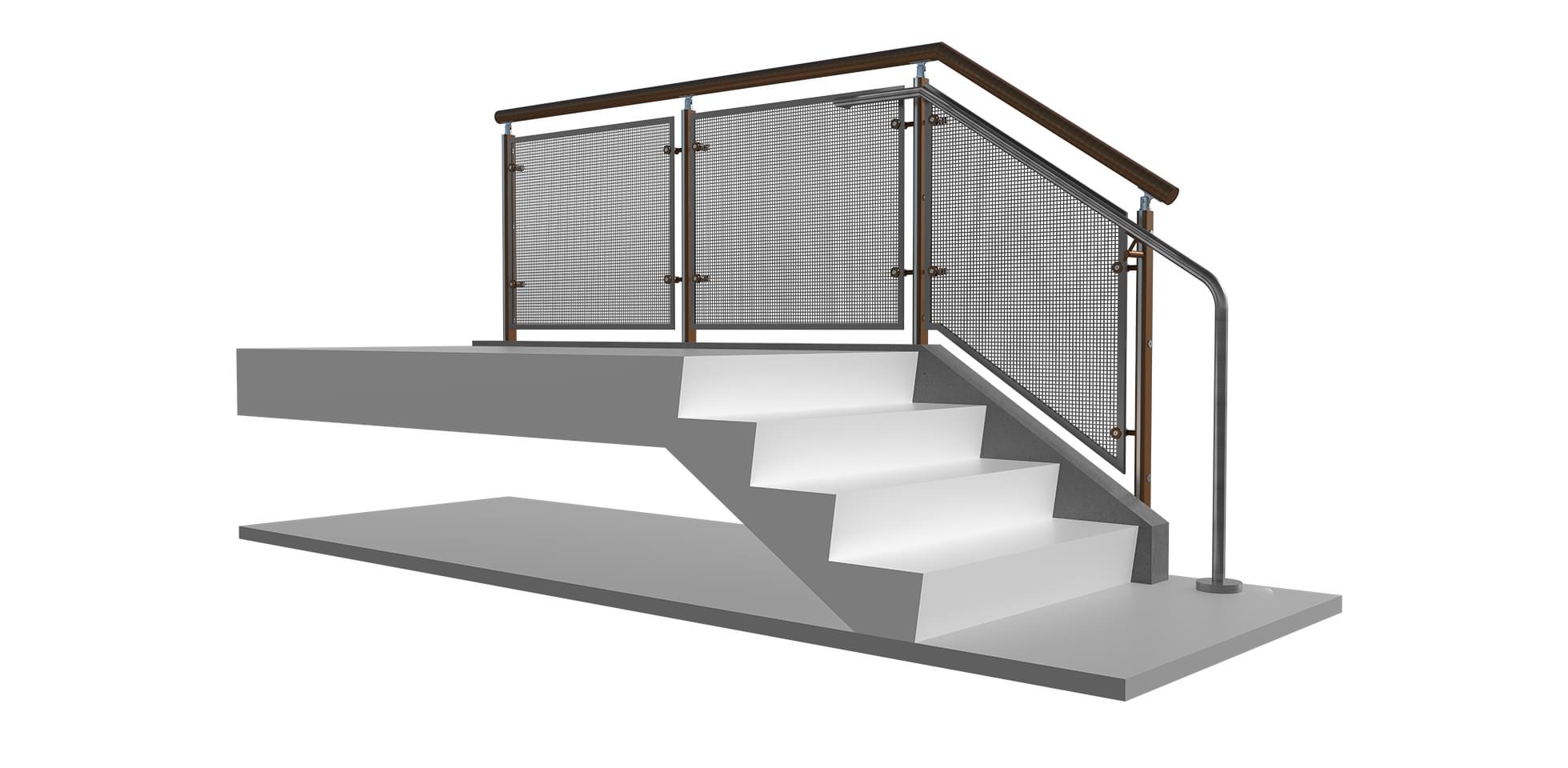 FIN Perf Metal Railing System | VIVA Railings