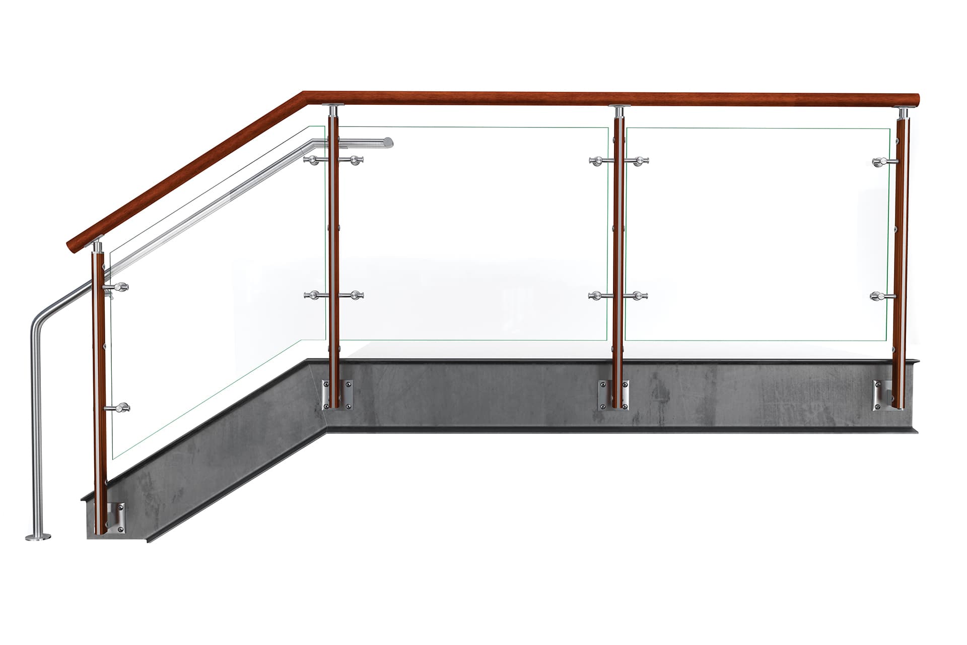 FIN™ Interior Glass Railing System | Viva Railings | VIVA Railings
