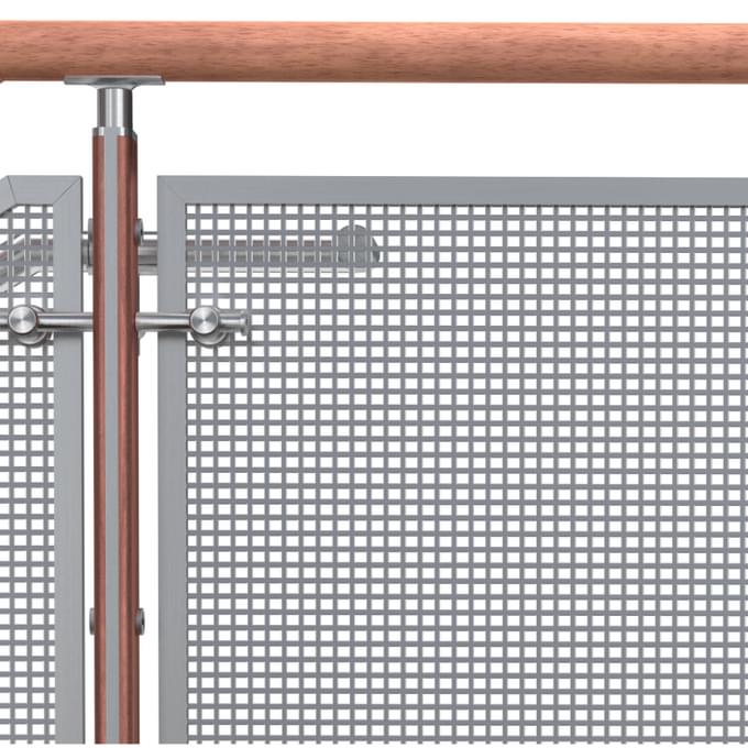 Perforated Metal Railing Systems | Viva Railings