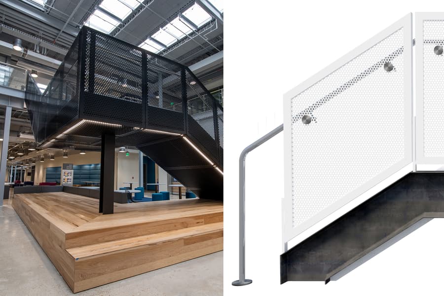 Commercial Stair Railing Systems, Designs, Ideas & Code Requirements