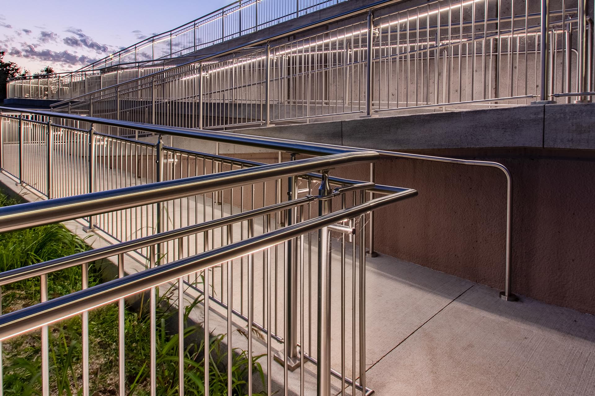Running Railing iRAIL™ LED Illuminated Systems | VIVA Railings