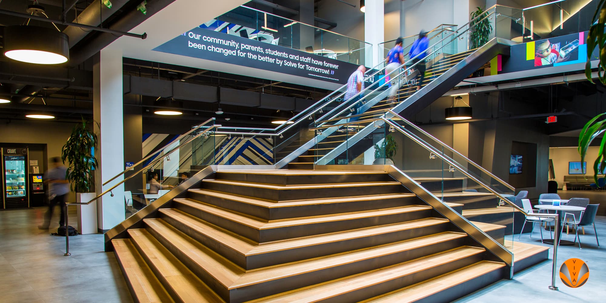 SHOE Structural Glass Railing System at Legacy Central II in Plano, TX