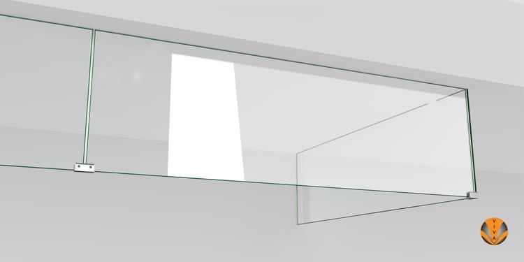 Smoking Railing Smoke Baffle System | VIVA Railings