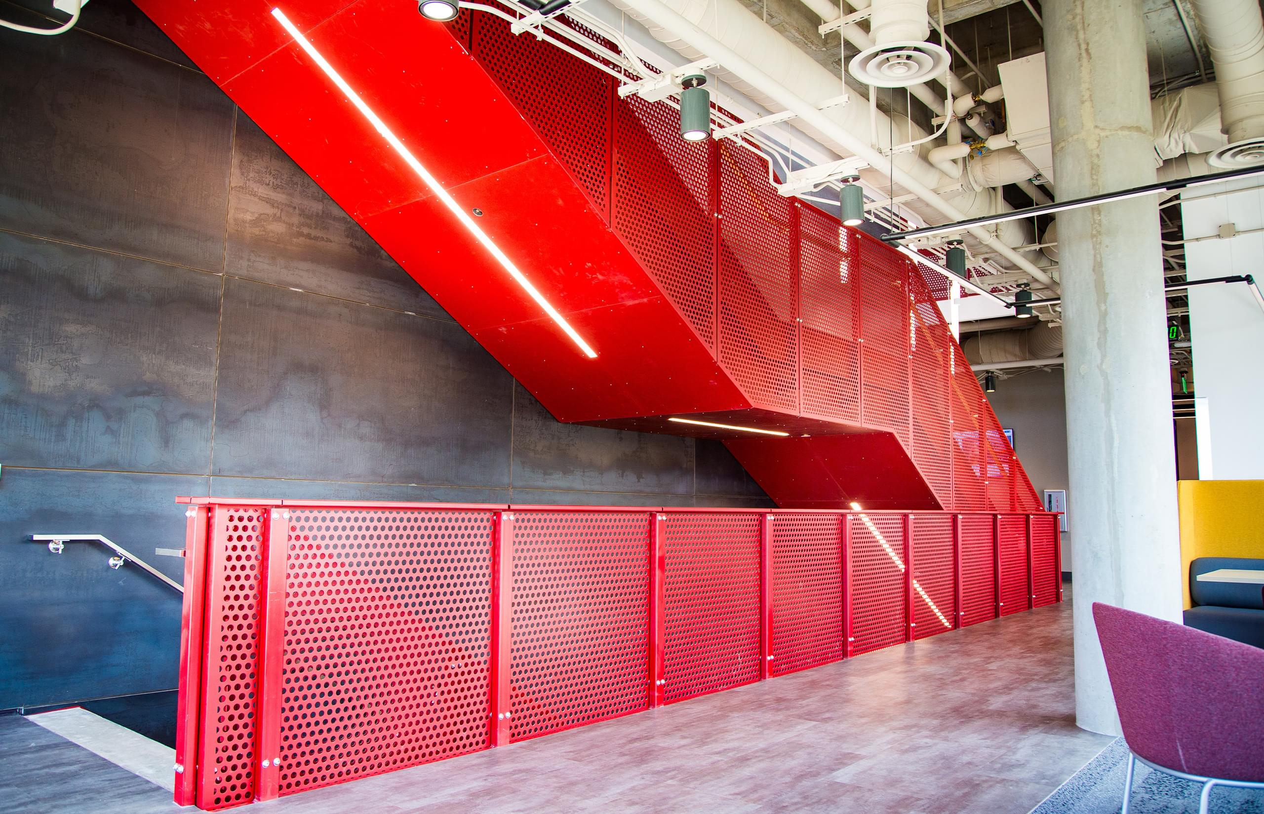 Soffit Railing Stair Wrap - Metal (Soffit) | VIVA Railings