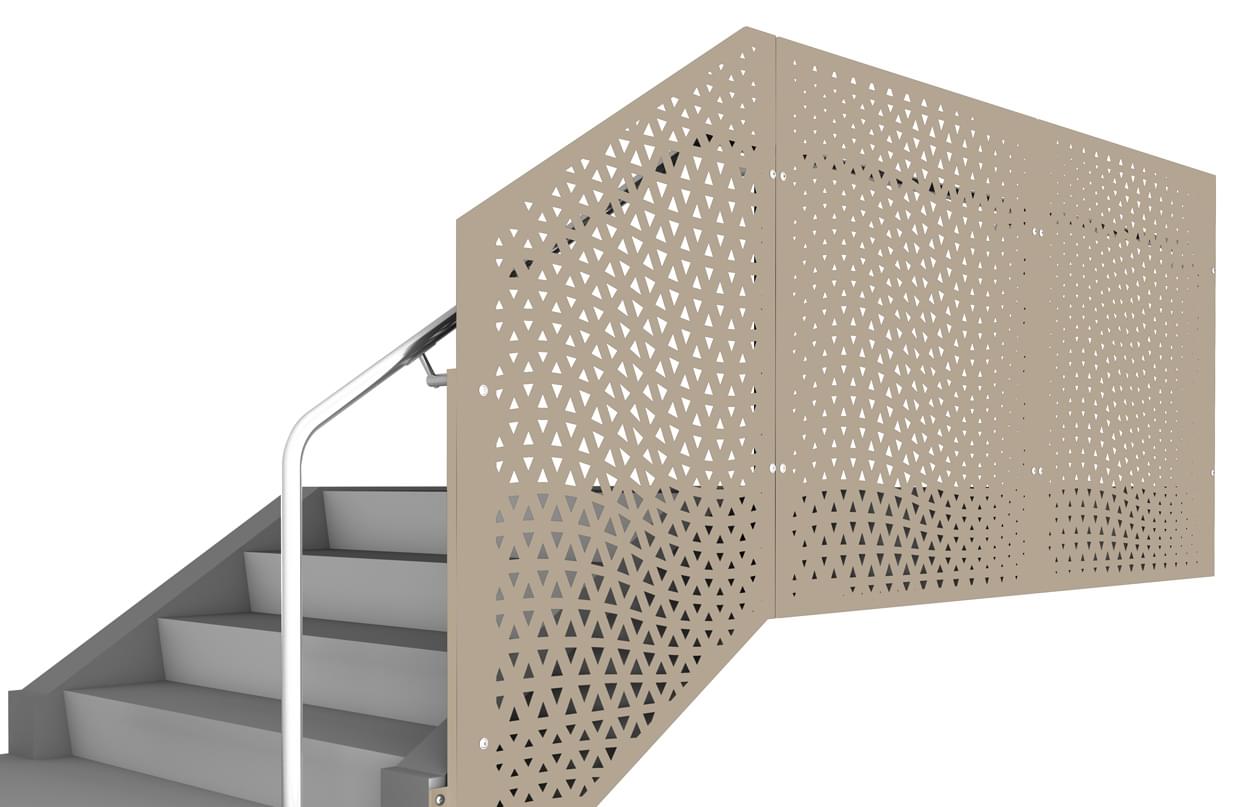 STRUC™ Laser Cut Metal Panel Railings | Viva Railings | VIVA Railings